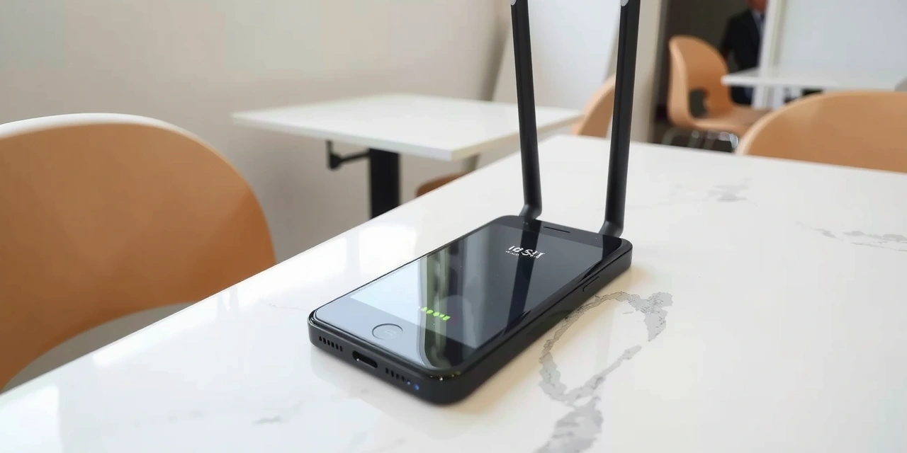 Smartphone in ambiente urbano